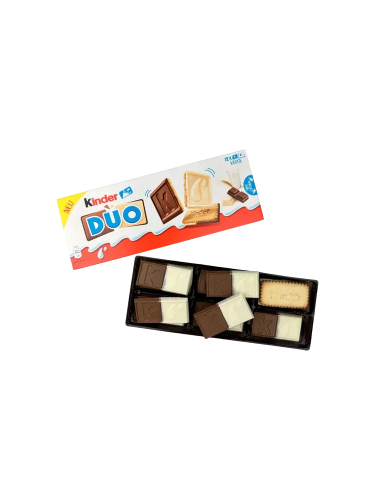 Kinder Duo 150 гр Печенье Крекерное в двух видах шокол 150g